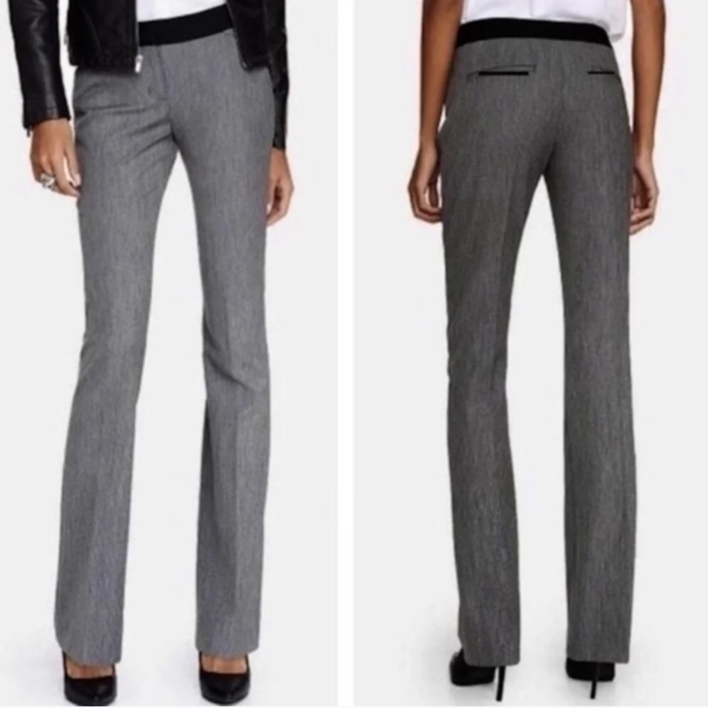 Express Columnist Women’s Grey & Black Career Pant